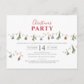 Jaarlijkse feestdag uitnodiging briefkaart (Voorkant)