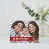 Jaarlijkse fotokalender 2024 briefkaart (Staand voorkant)