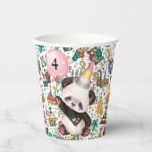 Jaarlijkse gelukkige verjaardag papieren bekers (Voorkant)