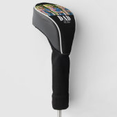 Jaarlijkse Gepersonaliseerde 3-Foto-herinnering Va Golfheadcover (Schuin)