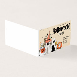 Jaarlijkse gezins-snijfeest Halloween   Kaart