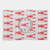 Jaarlijkse gezins-zomer zeevruchten kooktraditie theedoek (Horizontaal)