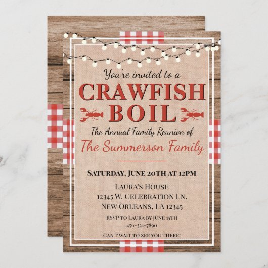 jaarlijkse gezinshereniging van het schip kaart (Voorkant / Achterkant)