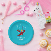 jaarlijkse gezinshereniging van het schip papieren bordje (Feest)