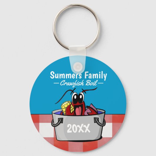 jaarlijkse gezinshereniging van het schip sleutelhanger (Voorkant)