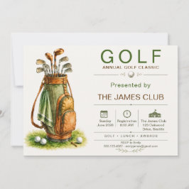 Jaarlijkse Golf Classic Toernooi Uitnodiging