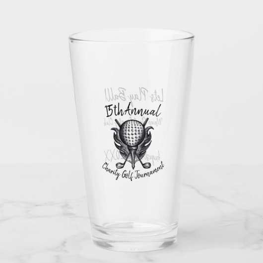 Jaarlijkse golfbreker-en-inkt-T-shirt Glas (Voorkant)