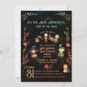 Jaarlijkse Halloween Kostuum Monster Party Kaart (Voorkant)