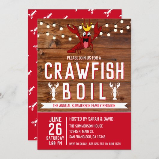 jaarlijkse hereniging van de kraakboot kaart (Voorkant / Achterkant)