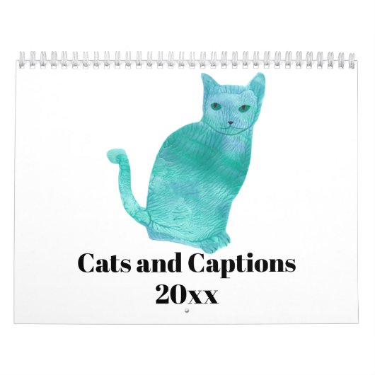 Jaarlijkse Humor voor katten en onderschriften Kalender (Hoes)