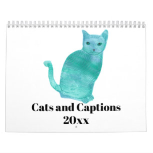 Jaarlijkse Humor voor katten en onderschriften Kalender