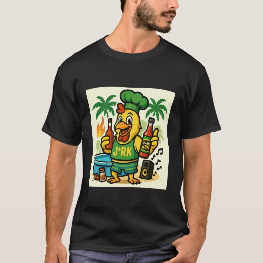 Jaarlijkse Jerk Kip Feest T-shirt (Voorkant)