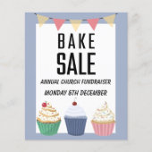 Jaarlijkse Kerk Fundraiser Bake Sale Flyer (Voorkant)