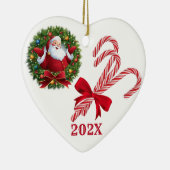 Jaarlijkse kerst keramisch ornament (Rechts)