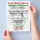 Jaarlijkse kerst-Speelgoed liefdadigheid - Kerstbe Flyer (Hand)
