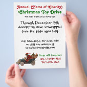 Jaarlijkse kerst-Speelgoed liefdadigheidsinstellin Flyer (Hand)
