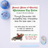 Jaarlijkse kerst-Speelgoed liefdadigheidsinstellin Flyer (Enkel)