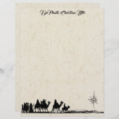 Jaarlijkse kerstbrief - Gepersonaliseerd briefhoof (Voorkant / Achterkant)