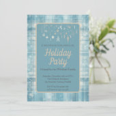 Jaarlijkse Kerstfeest uitnodiging (Staand voorkant)