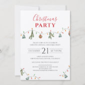 Jaarlijkse kerstfeestdag kaart (Voorkant)