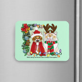 Jaarlijkse kerstfoto magneet