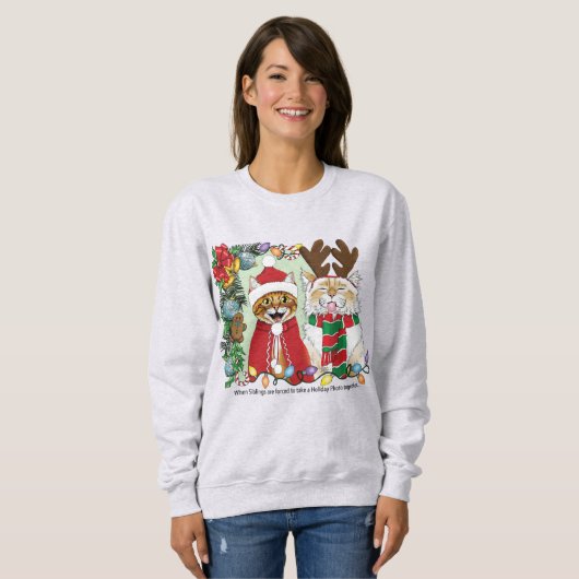 Jaarlijkse kerstfoto trui (Voorkant volledig)