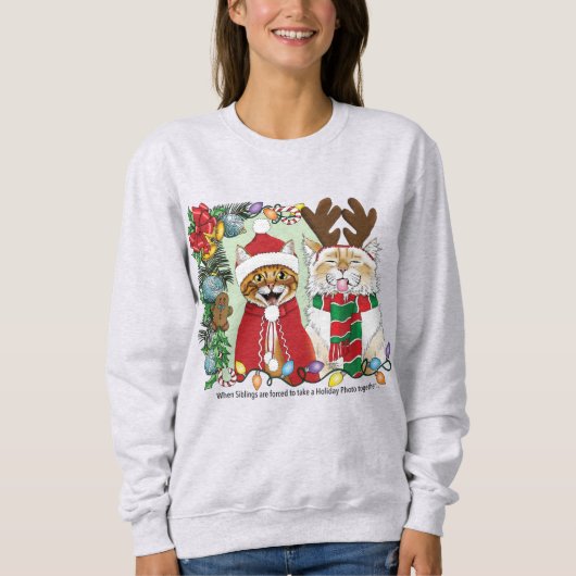 Jaarlijkse kerstfoto trui (Voorkant)