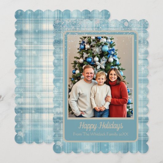 Jaarlijkse kerstkaart (Voorkant / Achterkant)