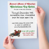 Jaarlijkse Kerstmis Speelgoedactie Liefdadigheid K Flyer (Hand)