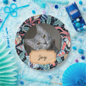 jaarlijkse kerstvakantie Aangepaste foto Foto Papieren Bordje (Feest)