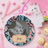 jaarlijkse kerstvakantie Aangepaste foto Foto Papieren Bordje (Feest)