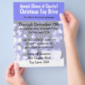 Jaarlijkse kerstvakantie met Speelgoed Snowmen Blu Flyer (Hand)