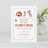 Jaarlijkse kinderfeestbrunch kaart (Staand voorkant)