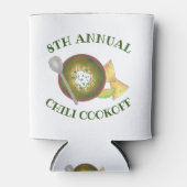 Jaarlijkse kinderkoffie van Bowl van Groene Chili Blikjeskoeler (Voorkant)