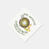 Jaarlijkse kinderkoffie van Bowl van Groene Chili Servetten (Hoek)