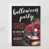 Jaarlijkse kostuum gotische Halloween Party Kaart (Voorkant)