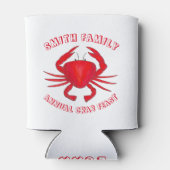 Jaarlijkse krab gevist rood maryland harde schelpd blikjeskoeler (Achterkant)