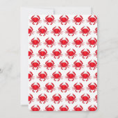 Jaarlijkse krab gevist rood maryland harde schelpd kaart (Achterkant)