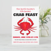 Jaarlijkse krab gevist rood maryland harde schelpd kaart (Staand voorkant)