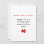 Jaarlijkse krab gevist rood maryland harde schelpd kaart (Achterkant)