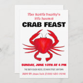 Jaarlijkse krab gevist rood maryland harde schelpd kaart (Voorkant / Achterkant)