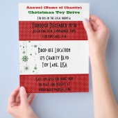 Jaarlijkse liefdadigheidskerstvakantie met Speelgo Flyer (Hand)