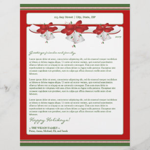 Jaarlijkse nieuwsbrief feestdag: heilige riemen persoonlijk briefhoofd