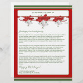 Jaarlijkse nieuwsbrief feestdag: heilige riemen persoonlijk briefhoofd (Voorkant / Achterkant)