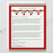 Jaarlijkse nieuwsbrief feestdag: sierelementen_2 persoonlijk briefhoofd (Voorkant / Achterkant)