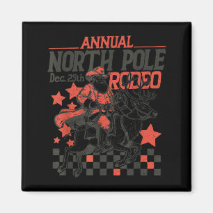 Jaarlijkse North Le Rodeo Santa Western Cowboy Ker Magneet