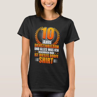 Jaarlijkse organisatie van het verjaardagsdagswerk t-shirt