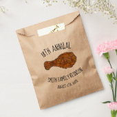 Jaarlijkse picknick Cookout reunion Fried Chicken Bedankzakje (Gezegeld)