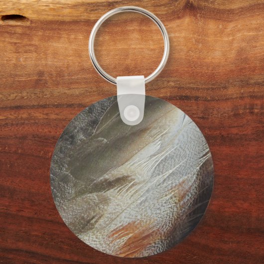 Jaarlijkse picknick Natuur Feather Family reünie Sleutelhanger (Achterkant)