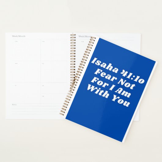 Jaarlijkse planner Christelijk Bijbelvers (Display)